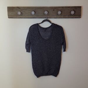 NWOT Torrid Charcoal V-Neck Sweater SZ 0/12